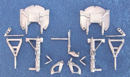 Junkers Ju-88 replacement Metal Landing Gear (designed to be used with Dragon kits)