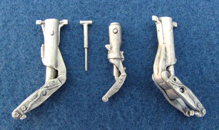 Blackburn/Hawker-Siddeley Buccaneer S.2B/S.2C/D. replacement Metal Landing Gear (designed to be used with original issue Airfix kits)
