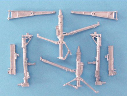 Grumman F-14A/F-14B/F-14D Tomcat replacement Metal Landing Gear (designed to be used with Hobby Boss kits)