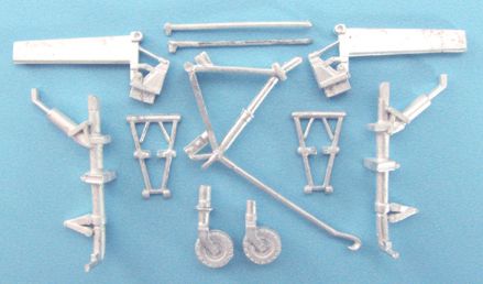 Vought F4U-1/F4U-4 Corsair replacement Metal Landing Gear & Wing fold Struts (designed to be used with Tamiya kits)