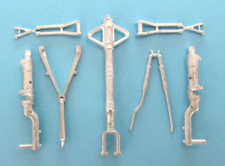 McDonnell F3H Demon replacement Metal Landing Gear (designed to be used with Hobby Boss kits)