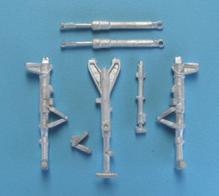 Dassault_Mirage 2000 replacement Metal Landing Gear (designed to be used with Eduard kits and Heller kits) [2000B 2000C 2000D 2000N]