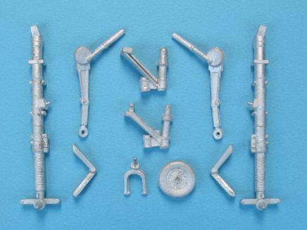 Focke-Wulf Fw-190 Main replacement Metal Landing Gear [Fw-190A Fw-190D Fw-190F] (designed to be used with Hasegawa kits)