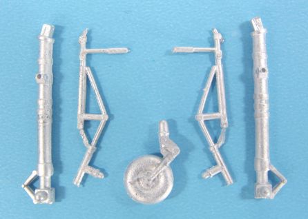 Hawker Typhoon Mk.IB replacement Metal Landing Gear (designed to be used with Eduard, Hasegawa and Italeri kits)