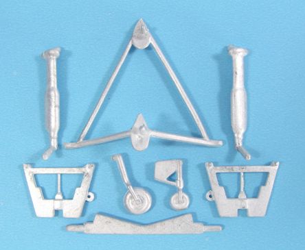 Vought OS2U-3 Kingfisher Landing & Beaching Gear (designed to be used with Monogram and Revell kits)