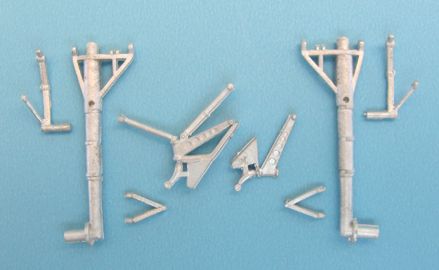 Grumman F6F Hellcat replacement Metal Landing Gear (designed to be used with Hobby Boss kits) {F6F-3 F6F-5 F6F-3N F6F-5N}