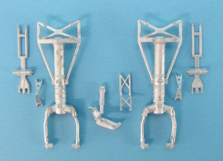 Tupolev Tu-2 replacement Metal Landing Gear (designed to be used with Bobcat Models and Xuntong Model kits)