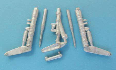 Mikoyan MiG-19 Farmer replacement Metal Landing Gear (designed to be used with Trumpeter kits)