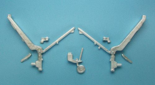 Brewster F2A Buffalo replacement Metal Landing Gear. Includes barrier guards & uplock roller brackets (designed to be used with Tamiya kits) [Brewster B-339 Buffalo Brewster F2A-2 Buffalo ]