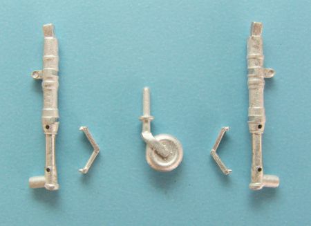 Supermarine Spitfire Mk.XIVC/Mk.XIVE replacement Metal Landing Gear (designed to be used with Academy kits)