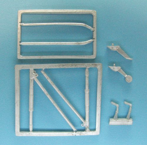Polikarpov I-16 replacement Metal Landing Gear (designed to be used with Eduard kits)[Type 10 17 18 24 29]