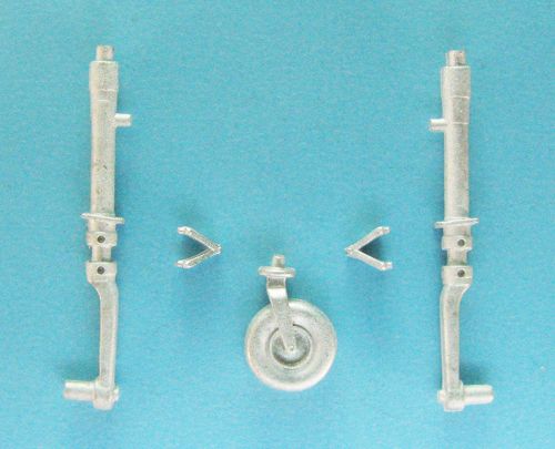 Republic P-47D Thunderbolt replacement Metal Landing Gear (designed to be used with Academy and Eduard kits)