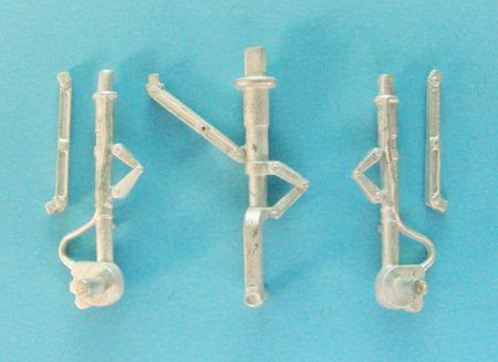 Lockheed F-80A Shooting Star replacement Metal Landing Gear (designed to be used with Hobby Boss kits)