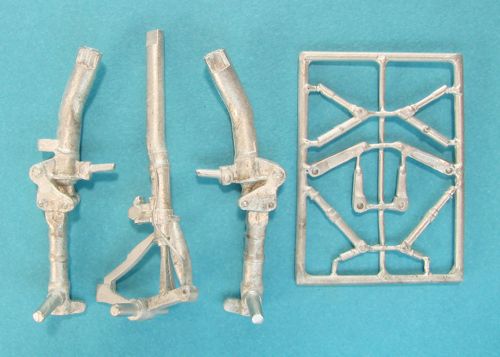 Mikoyan MiG-25PD/MiG-25PDS Foxbat replacement Metal Landing Gear (designed to be used with Kitty Hawk Models Models and Zimi Model kits)[MiG-25PD/PDS]