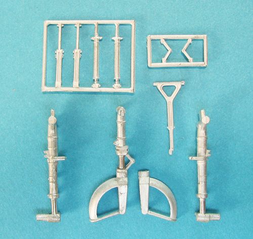 Gloster Javelin FAW.9/FAW.9R replacement Metal Landing Gear (designed to be used with Airfix kits)