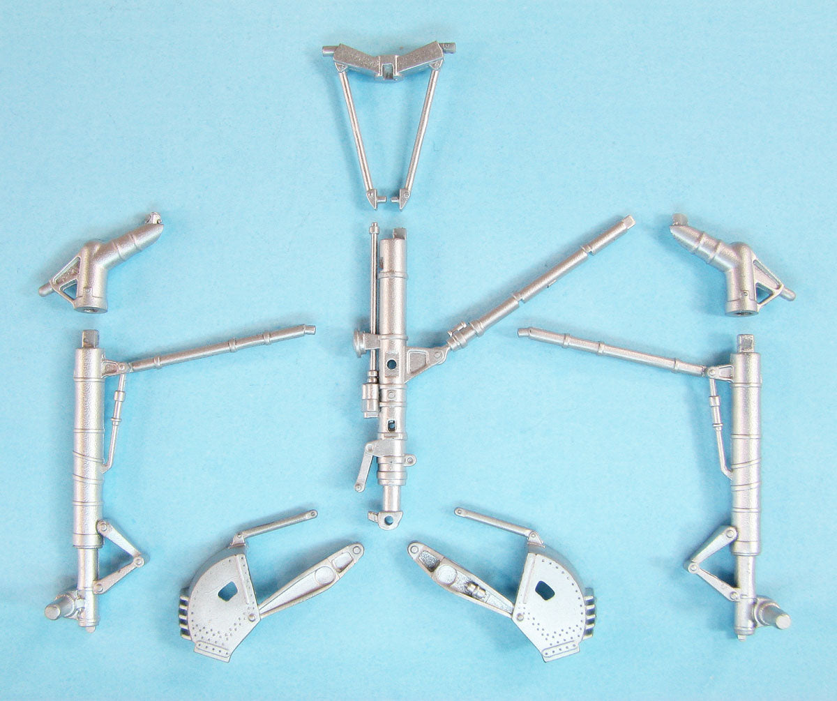Sukhoi Su-27 Flanker B replacement Metal Landing Gear (designed to be used with Hobby Boss kits)