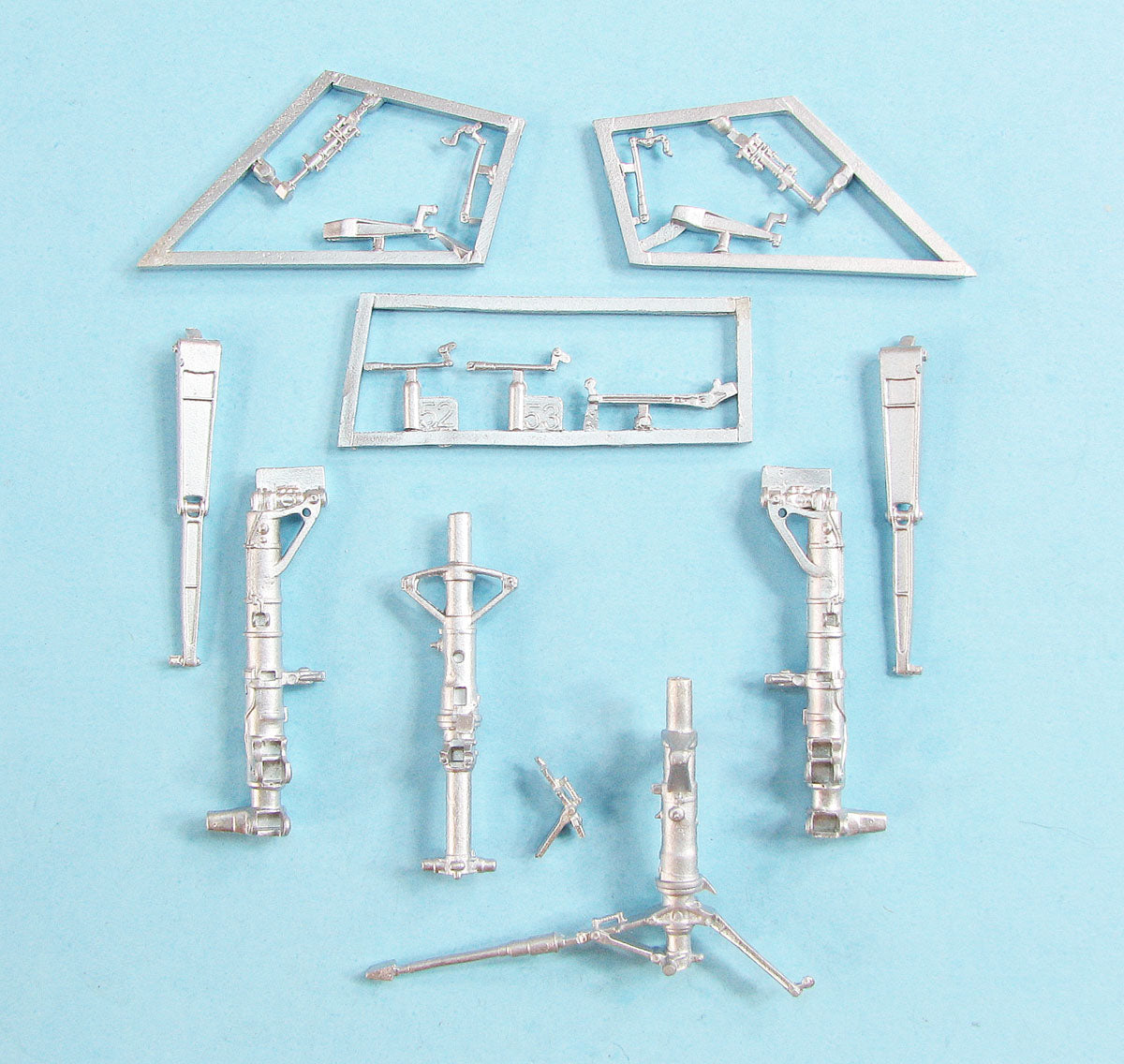 Grumman F-14D Super Tomcat replacement Metal Landing Gear (designed to be used with Avant Garde Model kits)