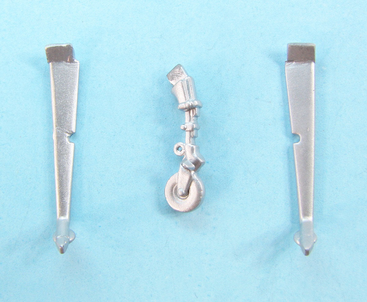 Cessna L-19/O-1 Bird Dog replacement Metal Landing Gear (designed to be used with Roden kits)