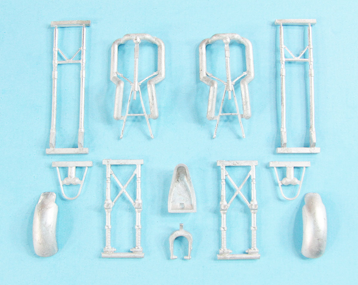 Dornier Do-217J-1/2 replacement Metal Landing Gear (designed to be used with ICM UA UK kits)