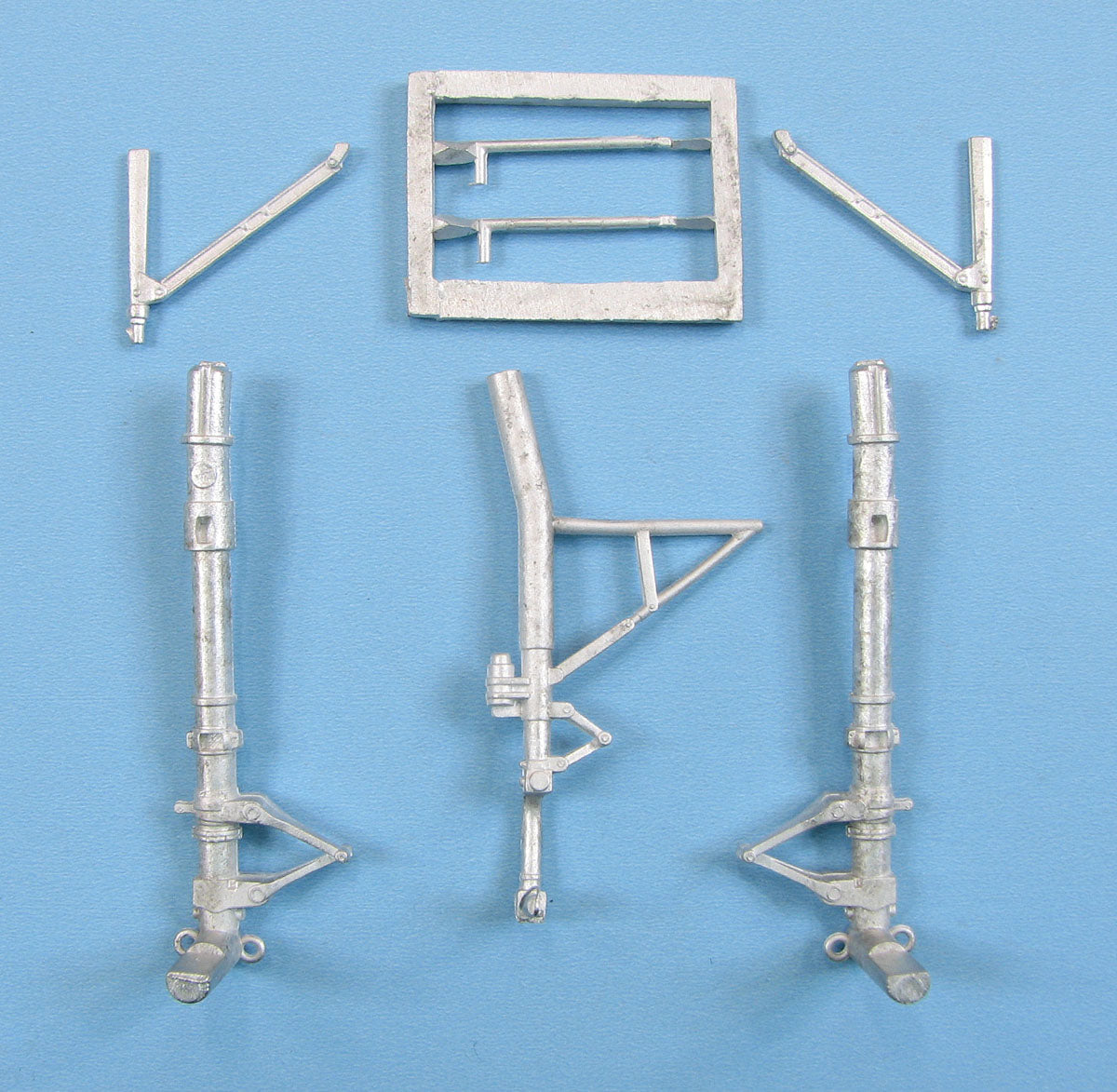 North-American B-25J Mitchell replacement Metal Landing Gear (designed to be used with Hong Kong Models kits)
