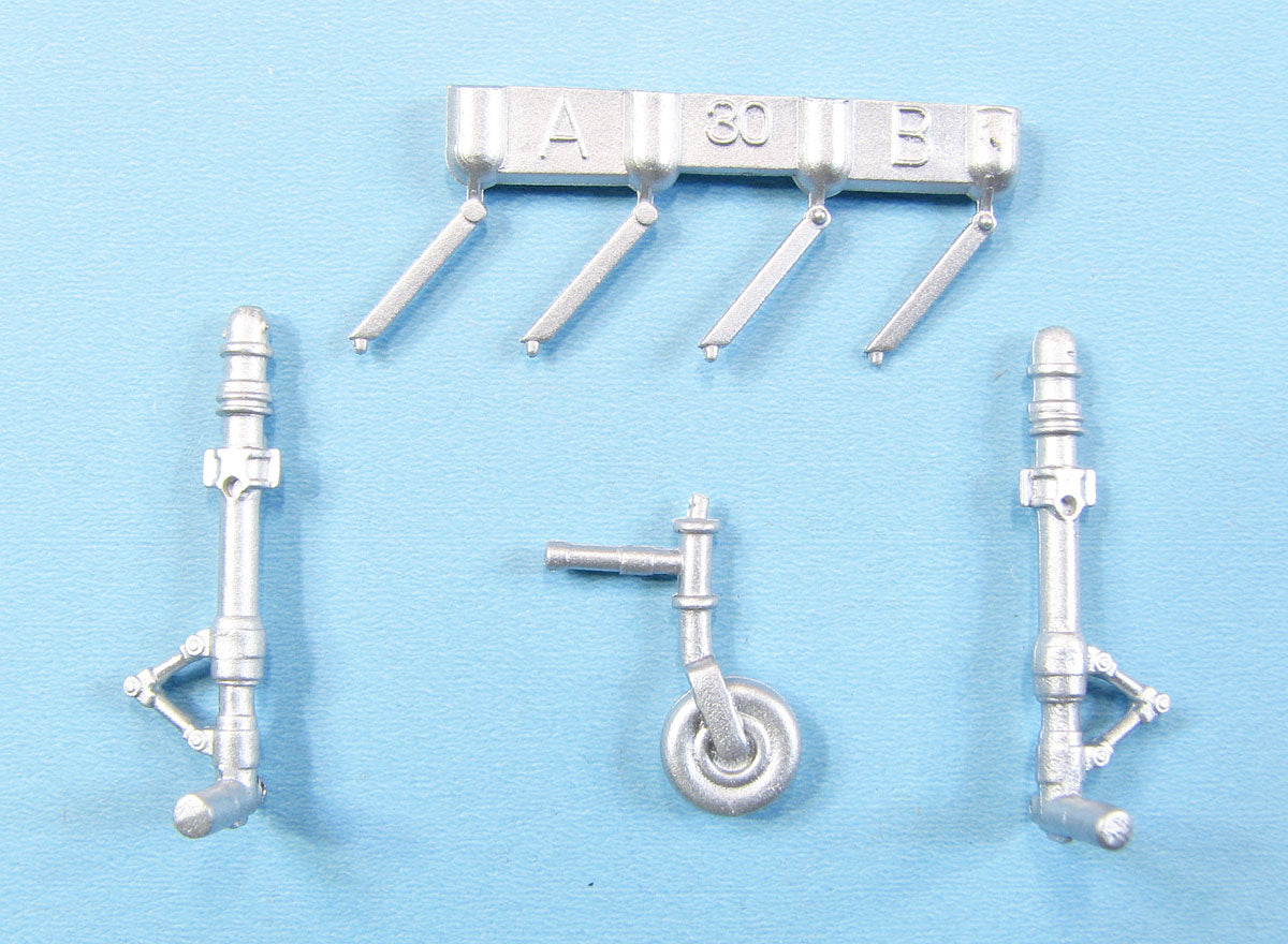 Curtiss P-40N/P-40M Warhawk Landing Gear (Improved) (designed to be used with Academy, original Eduard and Mauve kits) NOT for the new 2025 Eduard mold