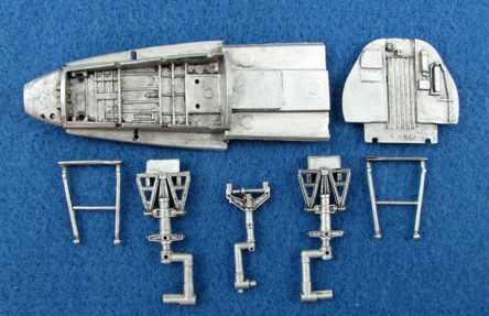 Martin B-26 Marauder replacement Metal Landing Gear (designed to be used with Eduard kits and Hasegawa kits) [B-26B/C B-26B B-26C B-26F B-26G]