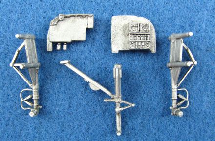 Douglas A-26B/A-26C Boston/Invader replacement Metal Landing Gear (designed to be used with Italeri and Revell kits)