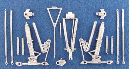 Tupolev Tu-95, Tu-142 'Bear' replacement Metal Landing Gear (designed to be used with Trumpeter kits)