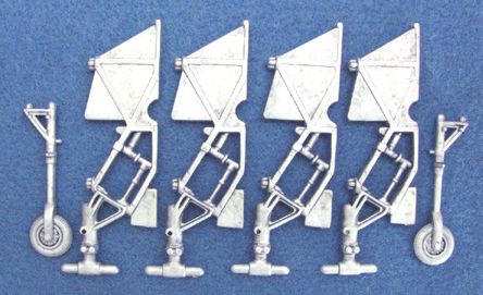Boeing B-52D Stratofortress replacement Metal Landing Gear (designed to be used with Monogram kits)