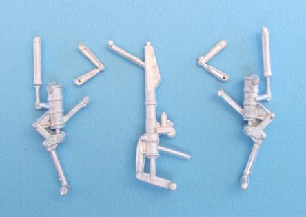 Mikoyan MiG-25PD Foxbat replacement Metal Landing Gear (designed to be used with ICM UA UK kits)