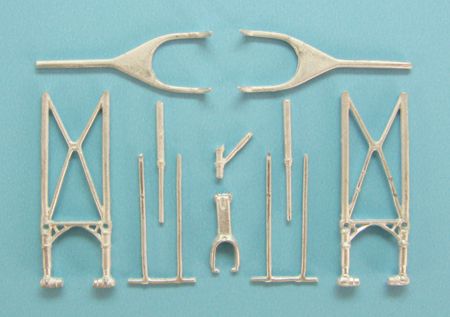 Douglas B-18A Bolo replacement Metal Landing Gear (designed to be used with Special Hobby kits) [Digby Mk.I 'Bolo']