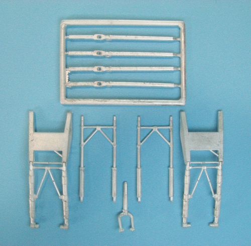 Avro Lancaster B.I/B.II replacement Metal Landing Gear (designed to be used with Airfix kits) [B.III Mk.I/III Mk.III)