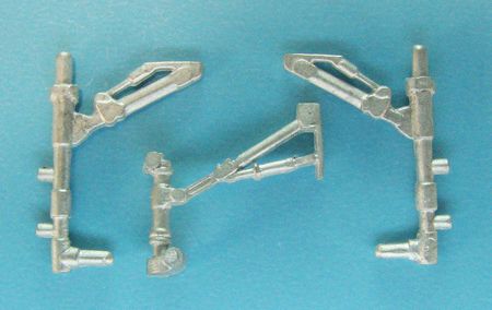 Martin B-57B/B-57G Canberra/Night Hawk replacement Metal Landing Gear (designed to be used with Italeri kits)
