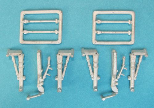 Sepecat Jaguar GR.1A replacement Metal Landing Gear (2 sets) (designed to be used with Hasegawa kits) [GR.4/GR.4A T.2 E/T.4 Mk.2A GR.1/A T.2/E]