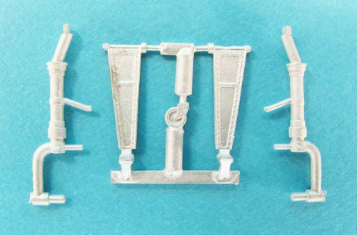 Curtiss SB2C-3/SB2C-4 Helldiver replacement Metal Landing Gear (designed to be used with Academy and Cyber-Hobby kits)