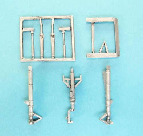 Lockheed-Martin F-35A Lightning II replacement Metal Landing Gear (designed to be used with Hasegawa kits) [F-35A/B F-35B]