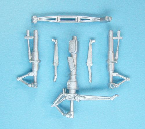 Dassault Rafale M replacement Metal Landing Gear (designed to be used with Hasegawa, Heller, Italeri and Revell kits)