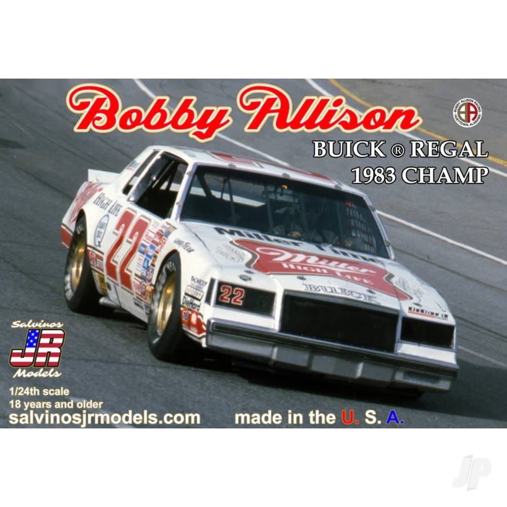 Salvinos JR Models 1:25 Bobby Allison 1983 Buick Regal Champion SALBAB1983C