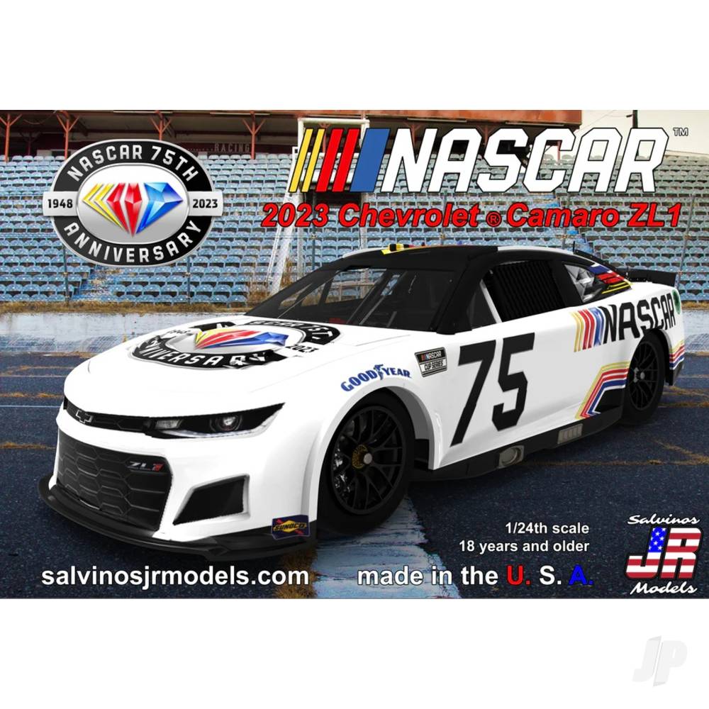 Salvinos JR Models 1:24 NASCAR 75th Diamond Anniversary 2023 Camaro SALNASCAR75 Main