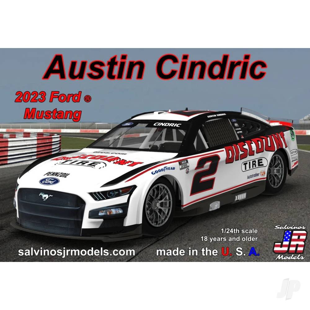 Salvinos JR Models 1:24 Team Penske 2023 Austin Cindric Ford Mustang Primary SALPF2023ACP Main