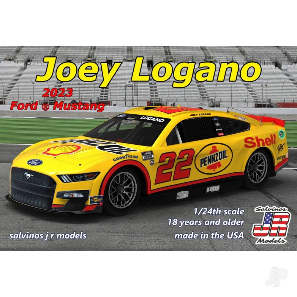 Salvinos JR Models 1:24 Team Penske 2023 Joey Logano Ford Mustang Primary SALPF2023JLP Main