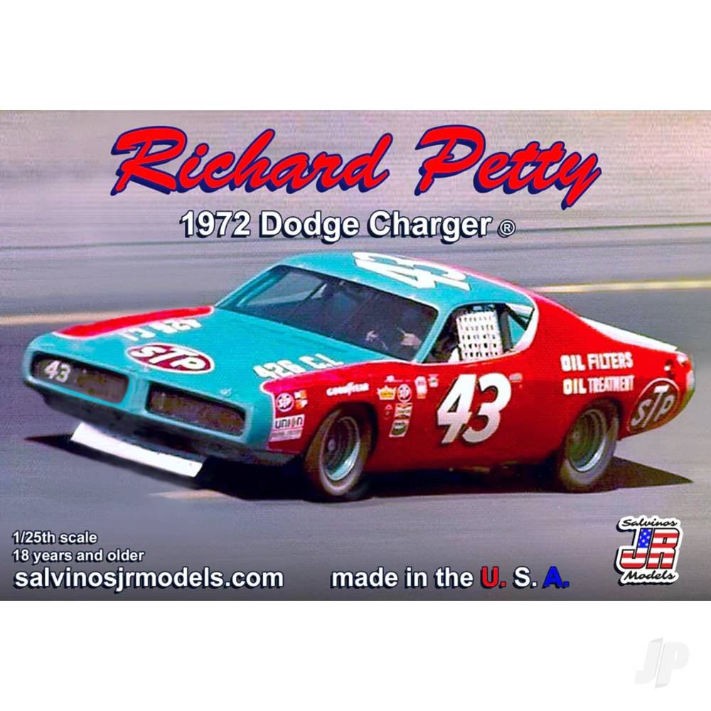 Salvinos JR Models 1:25 Richard Petty 1972 Dodge Charger &quot;Talladega&quot; SALRPDC1972T Main