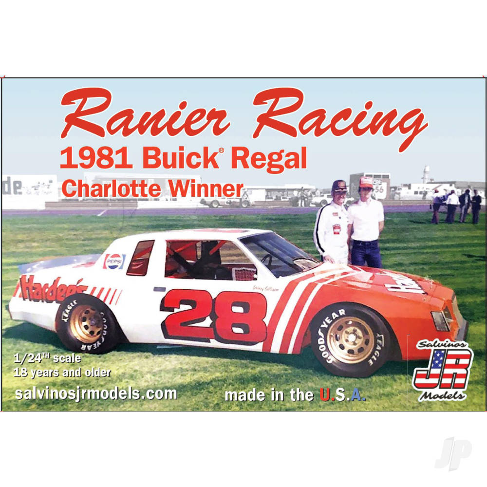 Salvinos JR Models 1:24 Rainer Racing 1981 Buick Charlotte Winner Driven b - SALRRB1981C Main