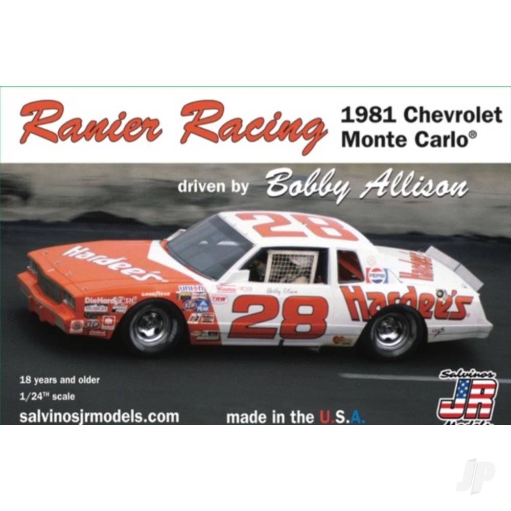 Salvinos JR Models 1:24 Ranier Racing 1981 Monte Carlo Driven by Bobby All - SALRRMC1981C Main