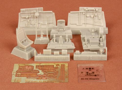 Nakajima Ki-84 cockpit set (designed to be used with Hasegawa kits)