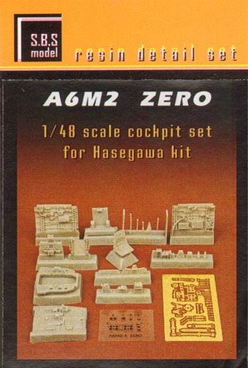 Mitsubishi A6M2 Zero (Zeke) cockpit set (designed to be used with Hasegawa kits)