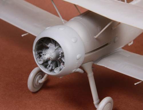 Gloster Gladiator Mk.I/Mk.II engine, exhaust & cowling (designed to be used with Eduard kits and Roden kits)