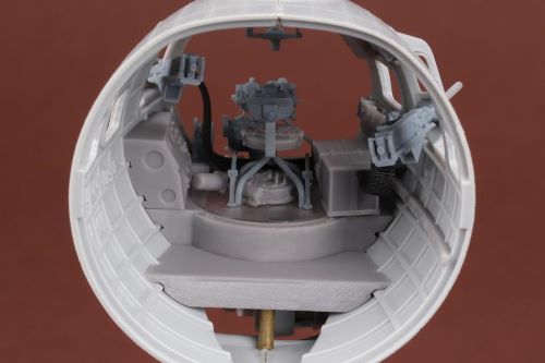 Boeing B-17G Flying Fortress Bombardier position & Chin turret upgrade (designed to be used with Hong Kong Models kits) Please see SBSRF4802 for a more detailed set including brass and (3D-Printed) instruments