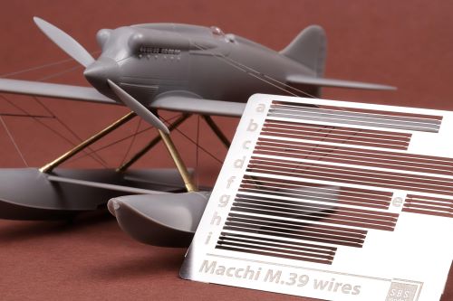 Macchi M.39 rigging wire set (designed to be used with SBS Model kits)
