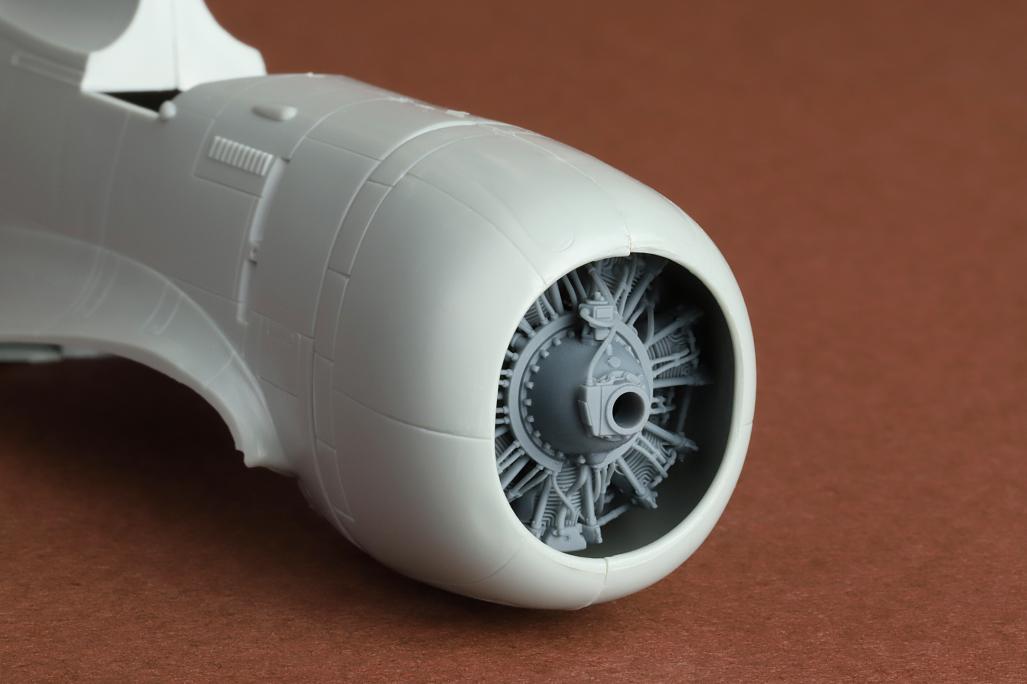 Curtiss Hawk H75A-3 French AF engine set (designed to be used with Hobbycraft and Wolfpack kits) 3D printed resin